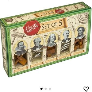 PROFESSOR PUZZLE Recent Toys Great Minds Set of 5 Puzzles BRAND NEW Activity